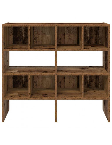 Scarpiere 2 pz Impilabili Legno Antico 89,5x30x40 cm