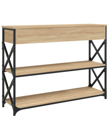 Tavolo Consolle Rovere Sonoma 100x28x75 cm in Legno Multistrato