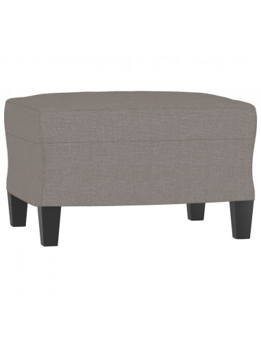 Set di Divani 3 pz con Cuscini Tortora in Tessuto