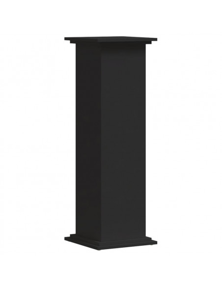 Supporto per Piante Nero 33x33x100 cm in Truciolare