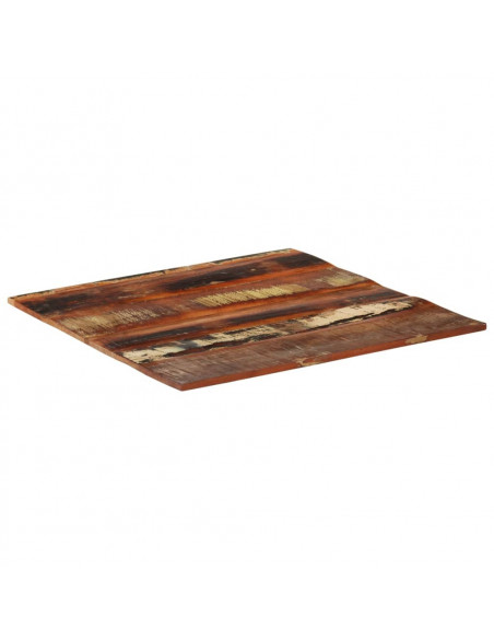 Piano Tavolo Quadrato 80x80 cm 15-16 mm in Legno di Recupero