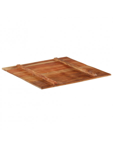Piano Tavolo Quadrato 80x80 cm 15-16 mm in Legno di Recupero