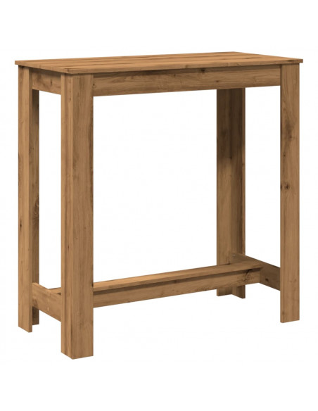 Tavolo Bar Rovere Artigianale 102x50x103,5 cm Legno Multistrato