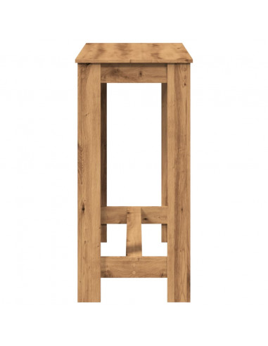 Tavolo Bar Rovere Artigianale 102x50x103,5 cm Legno Multistrato