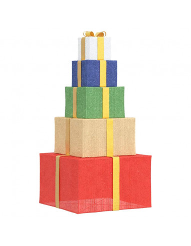 Confezione Regalo Decorazioni Natalizie 250 LED Bianco Caldo