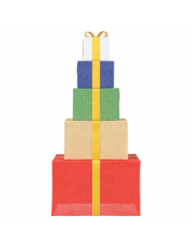 Confezione Regalo Decorazioni Natalizie 250 LED Bianco Caldo