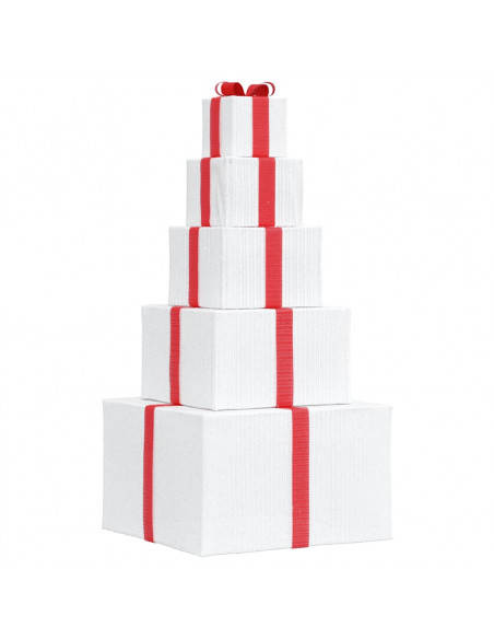 Confezione Regalo Decorazioni Natalizie 250 LED Bianco Caldo