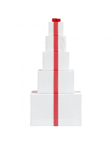 Confezione Regalo Decorazioni Natalizie 250 LED Bianco Caldo