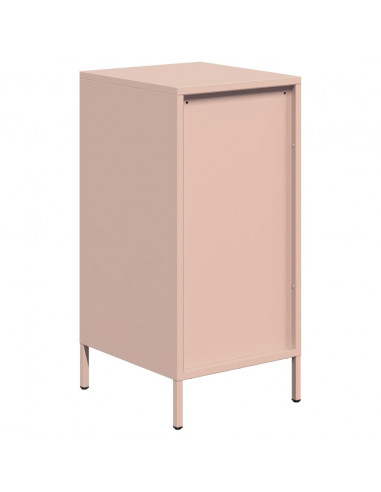 Credenza Rosa 35x39x73,5 cm in Acciaio Laminato a Freddo
