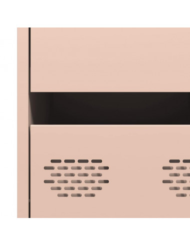 Credenza Rosa 35x39x73,5 cm in Acciaio Laminato a Freddo