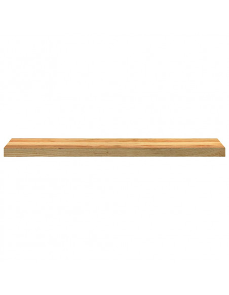 Davanzali 2 pz Marrone Chiaro 100x20x2cm Legno Massello Rovere