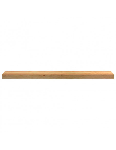 Davanzali 2 pz Marrone Chiaro 110x15x2 cm Legno Massello Rovere