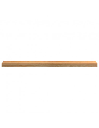 Davanzali 2 pz Marrone Chiaro 120x15x2 cm Legno Massello Rovere