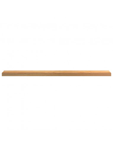 Davanzali 2 pz Marrone Chiaro 140x15x2 cm Legno Massello Rovere