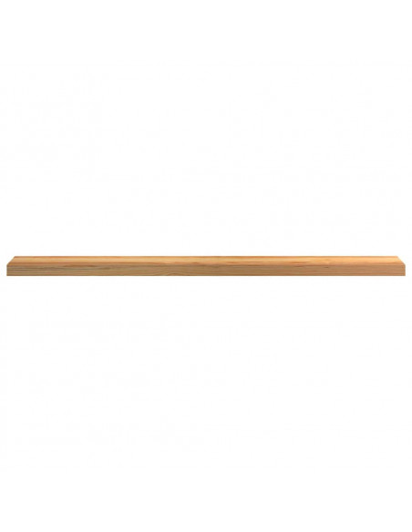 Davanzali 2 pz Marrone Chiaro 140x15x2 cm Legno Massello Rovere