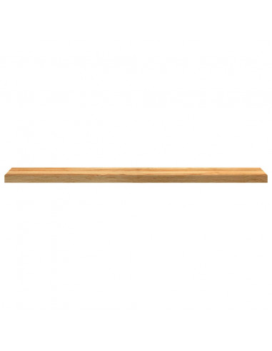 Davanzali 2 pz Marrone Chiaro 140x20x2cm Legno Massello Rovere