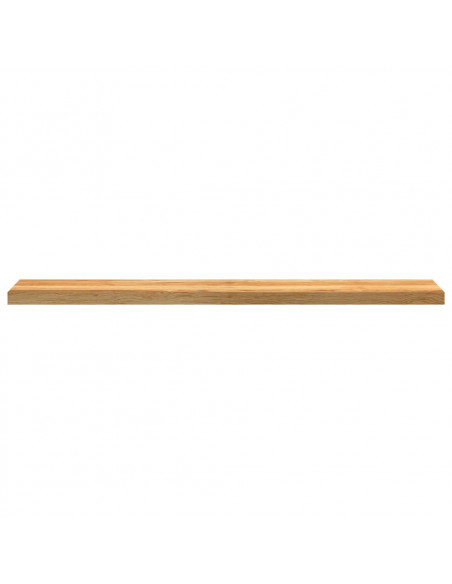 Davanzali 2 pz Marrone Chiaro 140x20x2cm Legno Massello Rovere