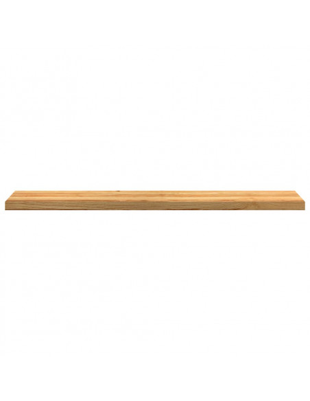 Davanzali 2 pz Marrone Chiaro 140x25x2cm Legno Massello Rovere