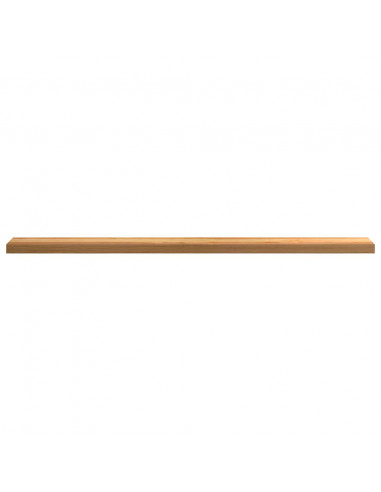 Davanzali 2 pz Marrone Chiaro 160x15x2cm Legno Massello Rovere