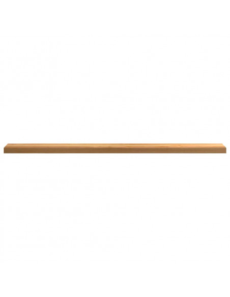 Davanzali 2 pz Marrone Chiaro 160x15x2cm Legno Massello Rovere