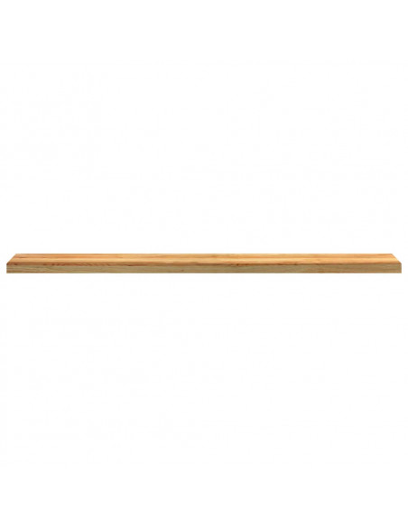 Davanzali 2 pz Marrone Chiaro 160x20x2cm Legno Massello Rovere