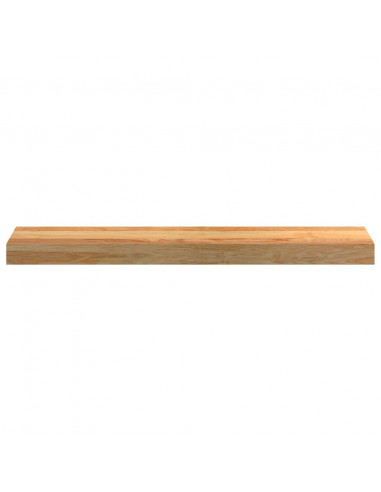 Davanzali 2 pz Marrone Chiaro 70x15x2 cm Legno Massello Rovere