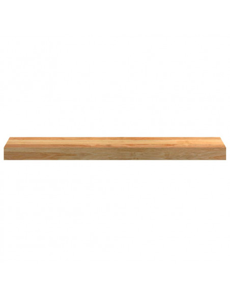 Davanzali 2 pz Marrone Chiaro 70x15x2 cm Legno Massello Rovere