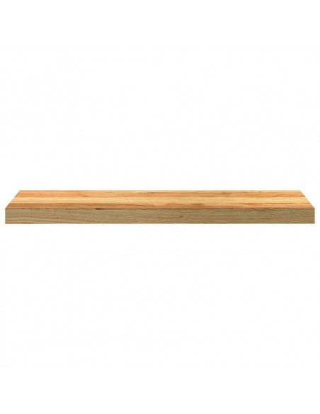 Davanzali 2 pz Marrone Chiaro 80x20x2 cm Legno Massello Rovere