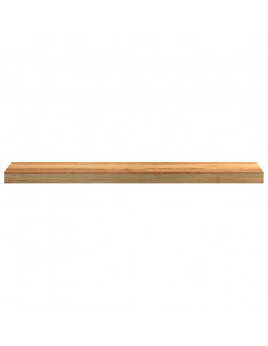 Davanzali 2 pz Marrone Chiaro 90x15x2 cm Legno Massello Rovere