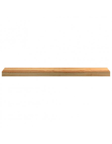 Davanzali 2 pz Marrone Chiaro 90x15x2 cm Legno Massello Rovere