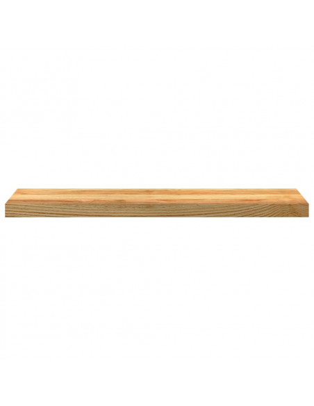 Davanzali 2 pz Marrone Chiaro 90x20x2 cm Legno Massello Rovere
