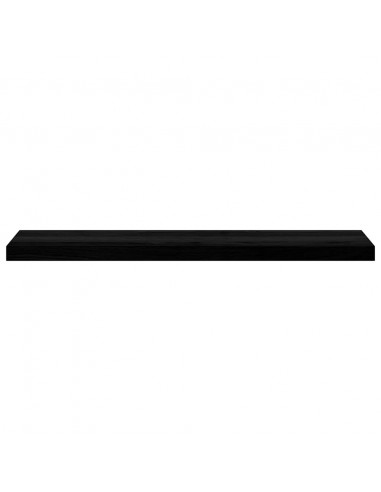 Davanzali 2 pz Marrone Scuro 100x20x2 cm Legno Massello Rovere