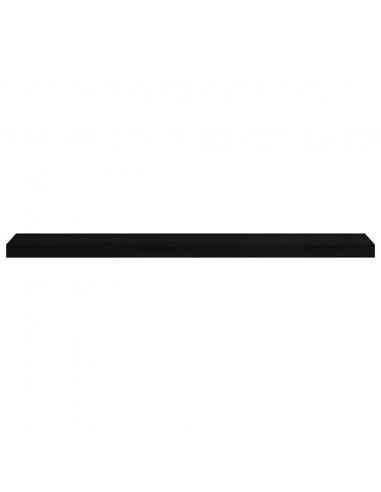 Davanzali 2 pz Marrone Scuro 110x15x2 cm Legno Massello Rovere