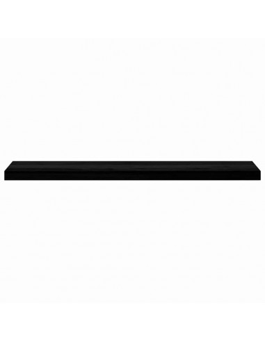 Davanzali 2 pz Marrone Scuro 110x20x2 cm Legno Massello Rovere