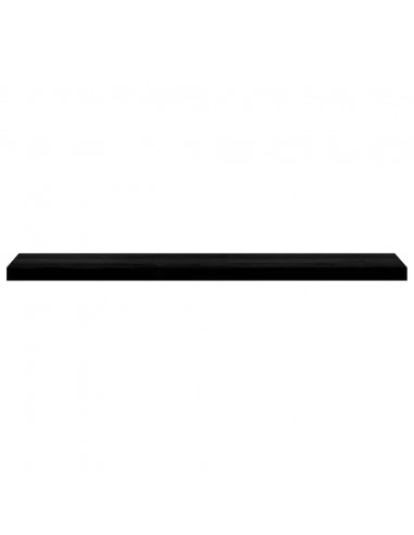 Davanzali 2 pz Marrone Scuro 120x20x2 cm Legno Massello Rovere