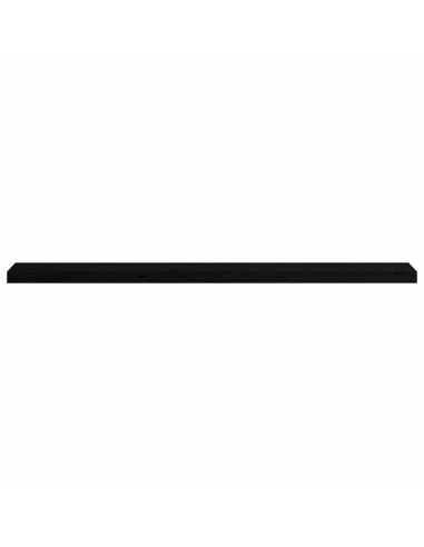 Davanzali 2 pz Marrone Scuro 140x15x2 cm Legno Massello Rovere