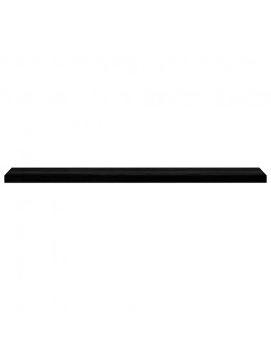 Davanzali 2 pz Marrone Scuro 140x20x2 cm Legno Massello Rovere