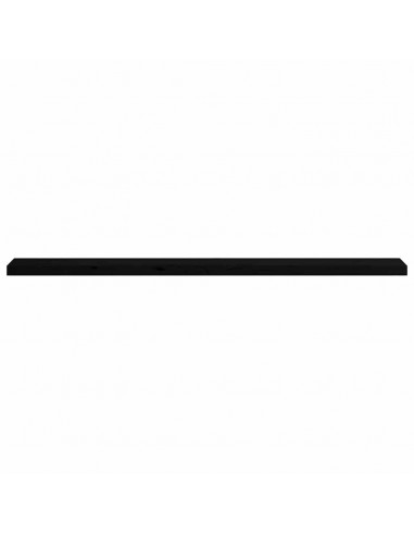 Davanzali 2 pz Marrone Scuro 160x15x2 cm Legno Massello Rovere