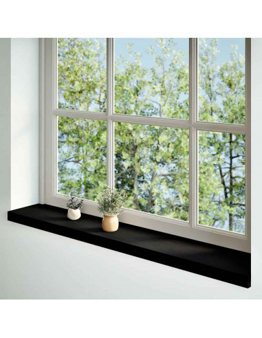 Davanzali 2 pz Marrone Scuro 160x20x2 cm Legno Massello Rovere