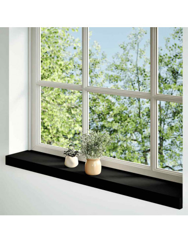 Davanzali 2 pz Marrone Scuro 70x15x2 cm Legno Massello Rovere