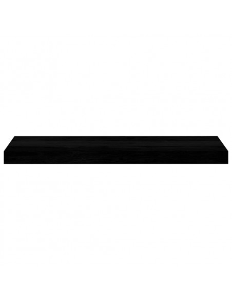 Davanzali 2 pz Marrone Scuro 70x20x2 cm Legno Massello Rovere