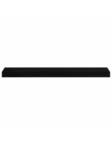 Davanzali 2 pz Marrone Scuro 80x15x2 cm Legno Massello Rovere