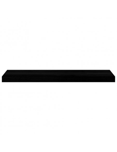 Davanzali 2 pz Marrone Scuro 80x20x2 cm Legno Massello Rovere