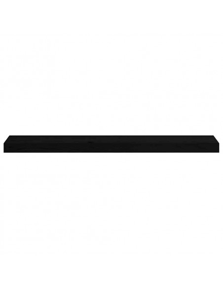 Davanzali 2 pz Marrone Scuro 90x15x2 cm Legno Massello Rovere