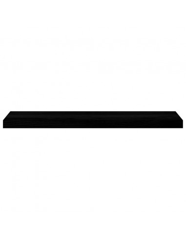 Davanzali 2 pz Marrone Scuro 90x20x2 cm Legno Massello Rovere