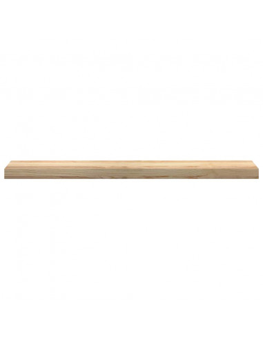 Davanzali 2 pz Non Trattati 100x15x2cm Legno Massello di Rovere