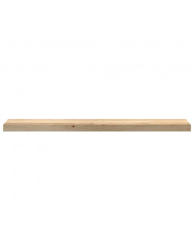 Davanzali 2 pz Non Trattati 110x15x2cm Legno Massello di Rovere