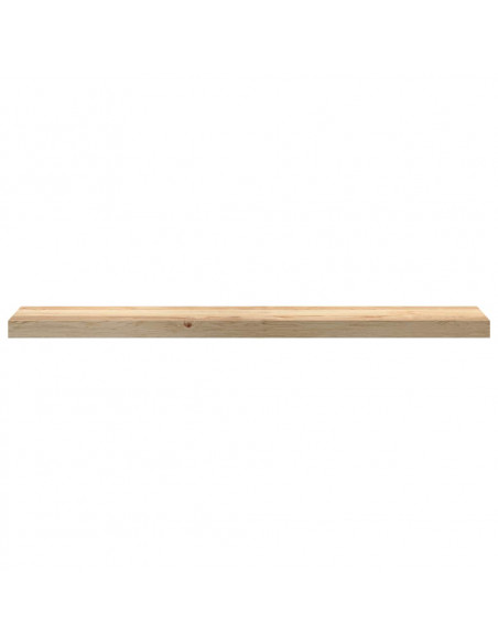 Davanzali 2 pz Non Trattati 110x15x2cm Legno Massello di Rovere
