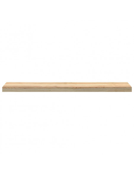 Davanzali 2 pz Non Trattati 110x20x2cm Legno Massello di Rovere