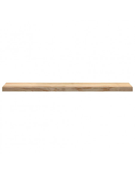 Davanzali 2 pz Non Trattati 120x20x2cm Legno Massello di Rovere